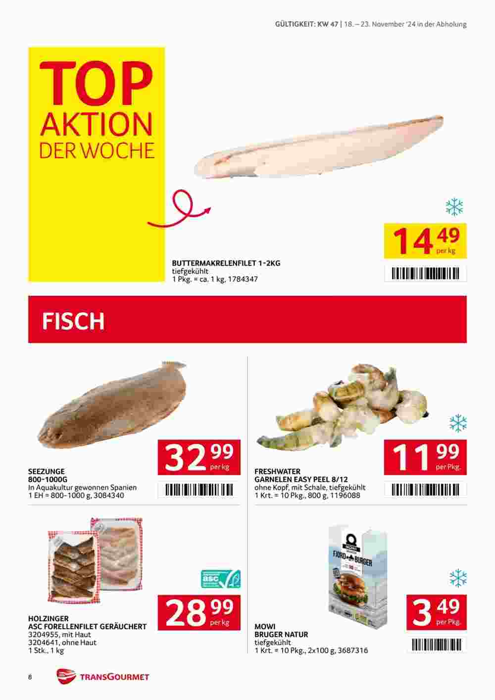 Transgourmet Flugblatt (ab 18.11.2024) - Angebote und Prospekt - Seite 8