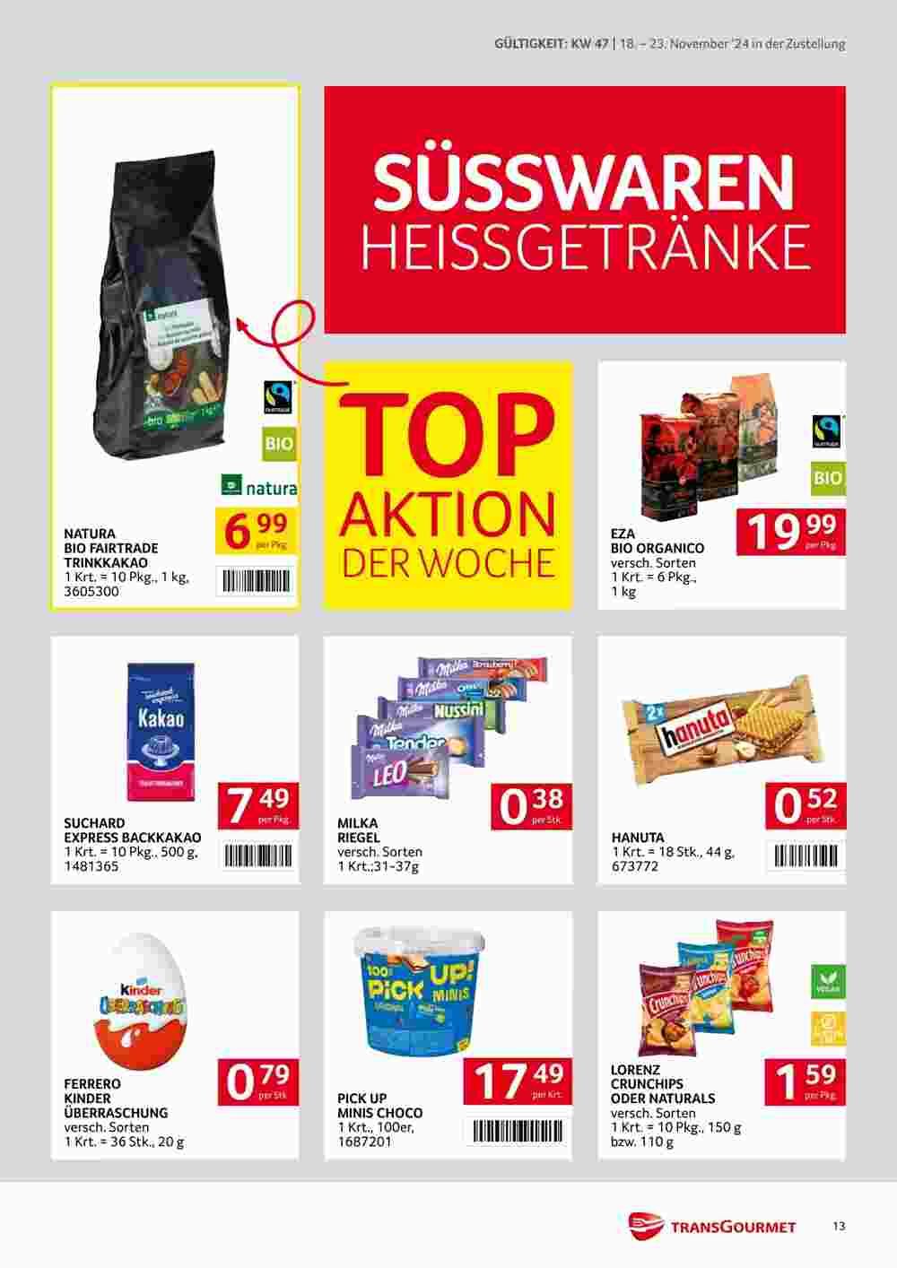 Transgourmet Flugblatt (ab 18.11.2024) - Angebote und Prospekt - Seite 13