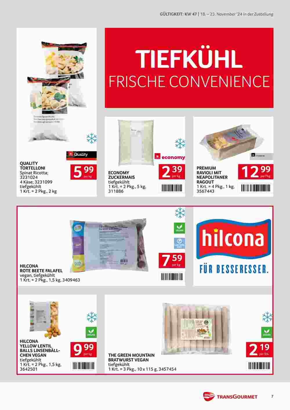 Transgourmet Flugblatt (ab 18.11.2024) - Angebote und Prospekt - Seite 7