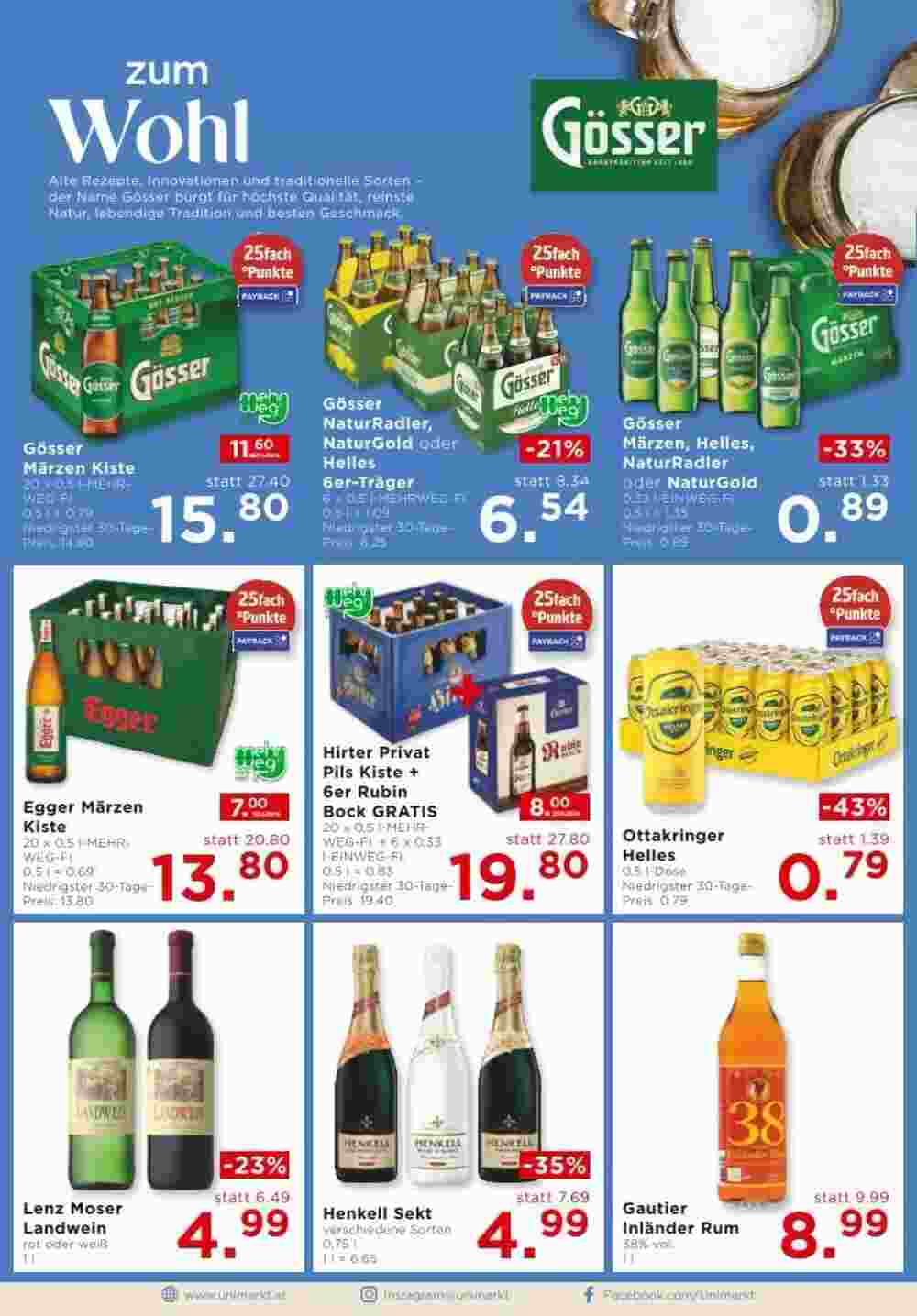 Unimarkt Flugblatt (ab 20.11.2024) - Angebote und Prospekt - Seite 8