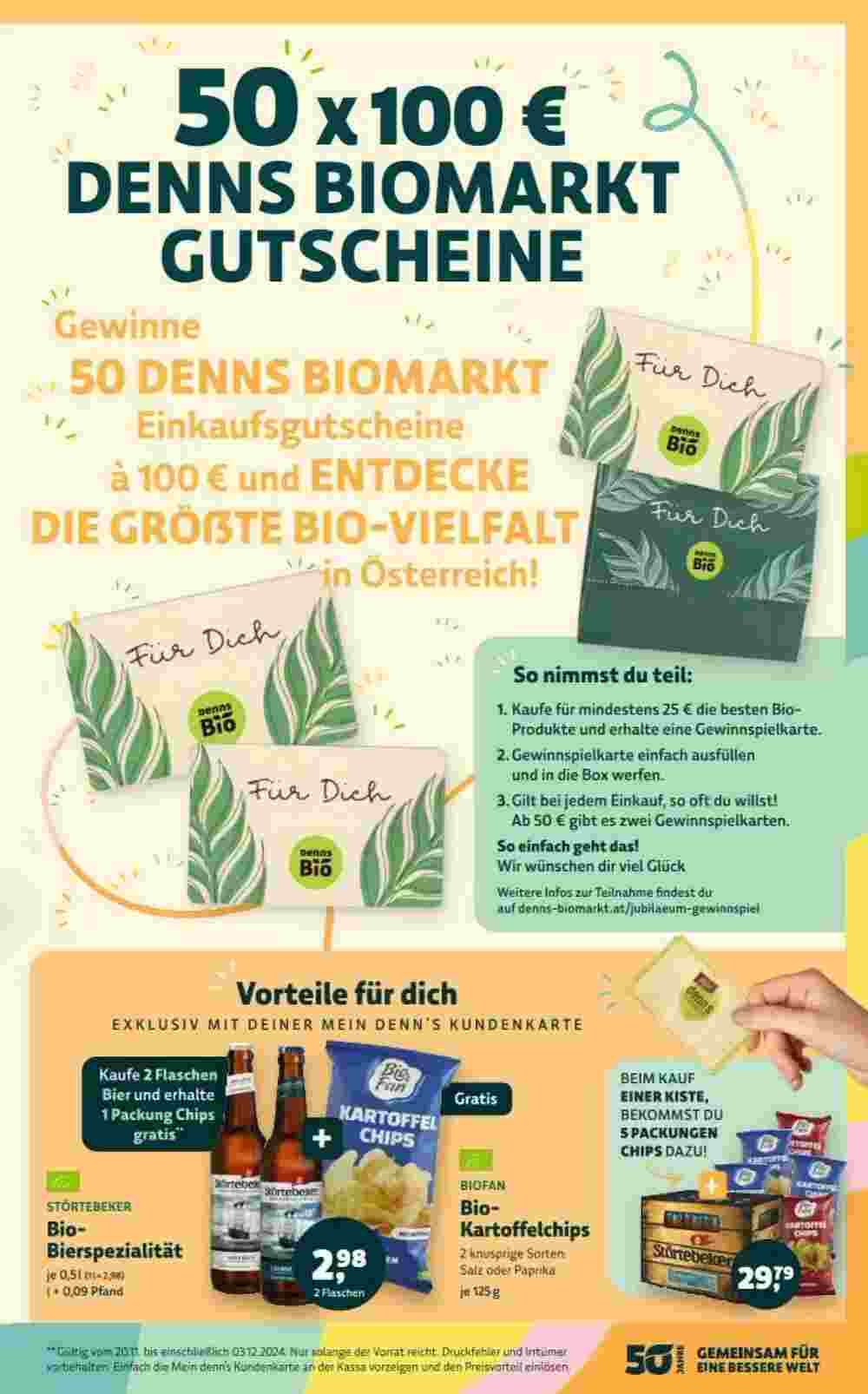 Denn's Biomarkt Flugblatt (ab 20.11.2024) - Angebote und Prospekt - Seite 3