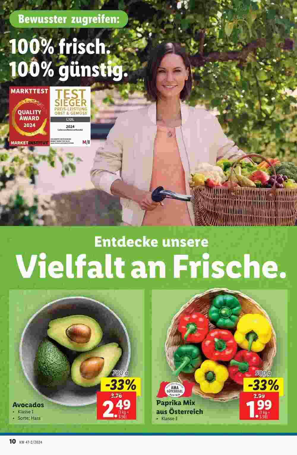 Lidl Flugblatt (ab 21.11.2024) - Angebote und Prospekt - Seite 10