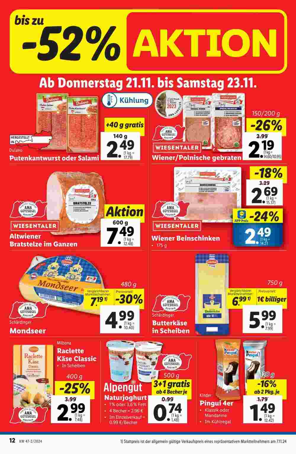 Lidl Flugblatt (ab 21.11.2024) - Angebote und Prospekt - Seite 12