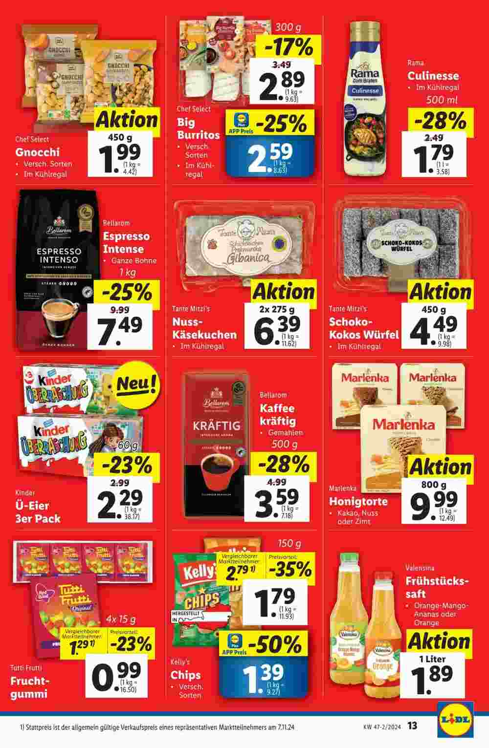 Lidl Flugblatt (ab 21.11.2024) - Angebote und Prospekt - Seite 13