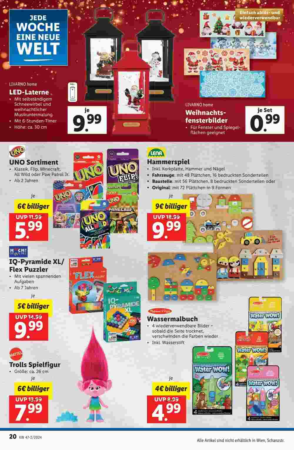 Lidl Flugblatt (ab 21.11.2024) - Angebote und Prospekt - Seite 20