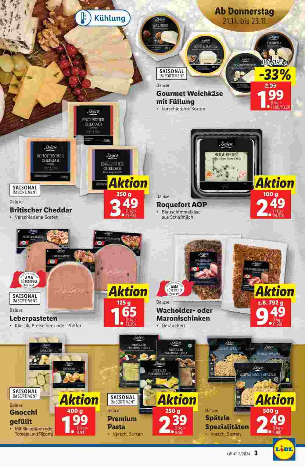 Lidl Flugblatt (ab 21.11.2024) - Angebote und Prospekt - Seite 3