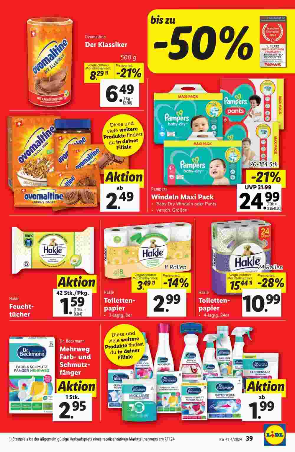 Lidl Flugblatt (ab 21.11.2024) - Angebote und Prospekt - Seite 41