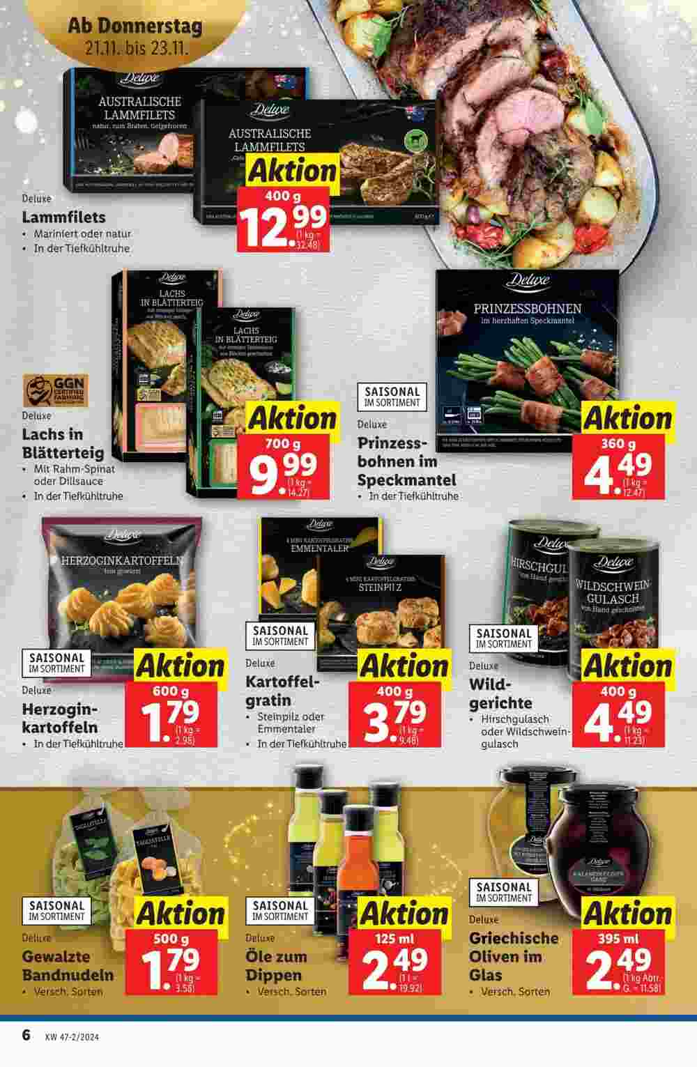 Lidl Flugblatt (ab 21.11.2024) - Angebote und Prospekt - Seite 6