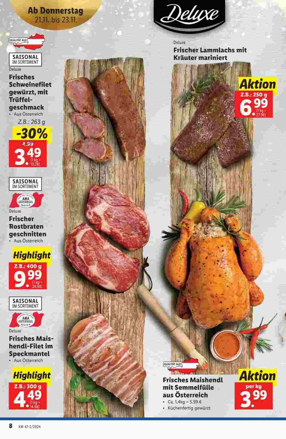 Lidl Flugblatt (ab 21.11.2024) - Angebote und Prospekt - Seite 8