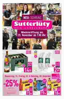 Sutterlüty Flugblatt (ab 21.11.2024) - Angebote und Prospekt