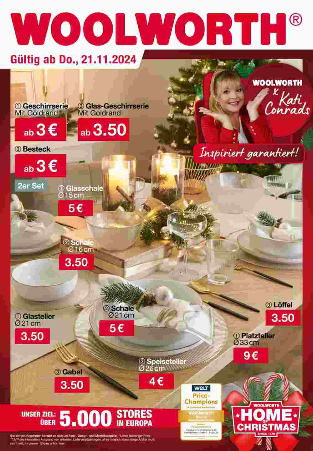 Woolworth Flugblatt (ab 21.11.2024) - Angebote und Prospekt - Seite 1