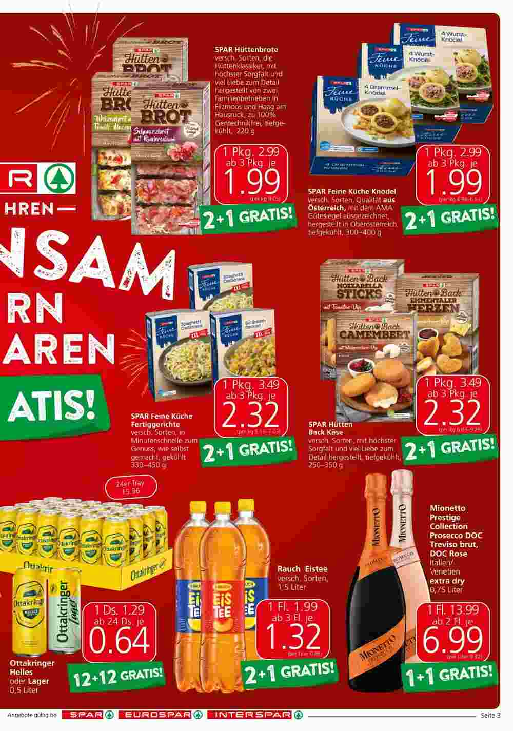 Spar Flugblatt (ab 21.11.2024) - Angebote und Prospekt - Seite 3