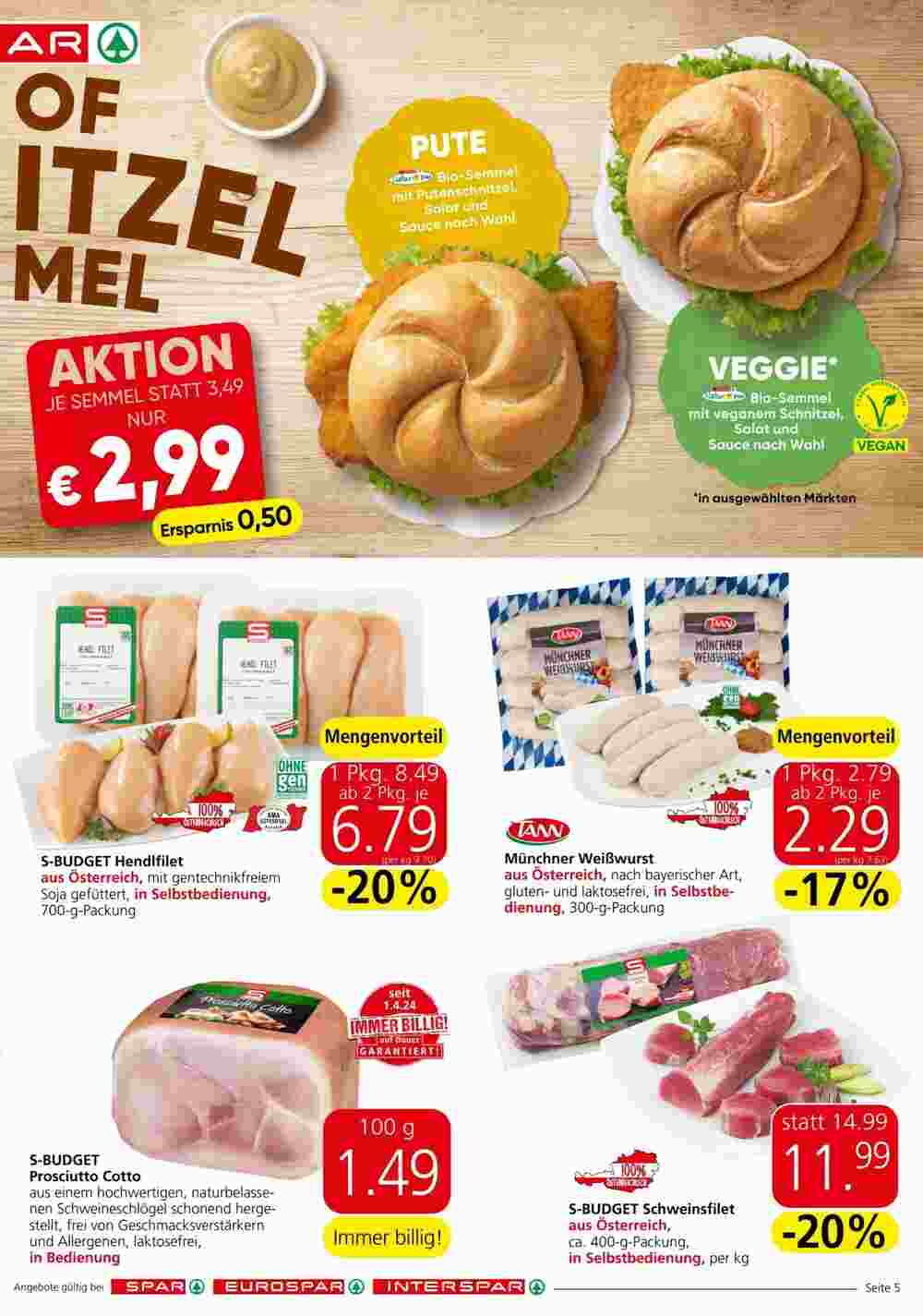 Spar Flugblatt (ab 21.11.2024) - Angebote und Prospekt - Seite 5