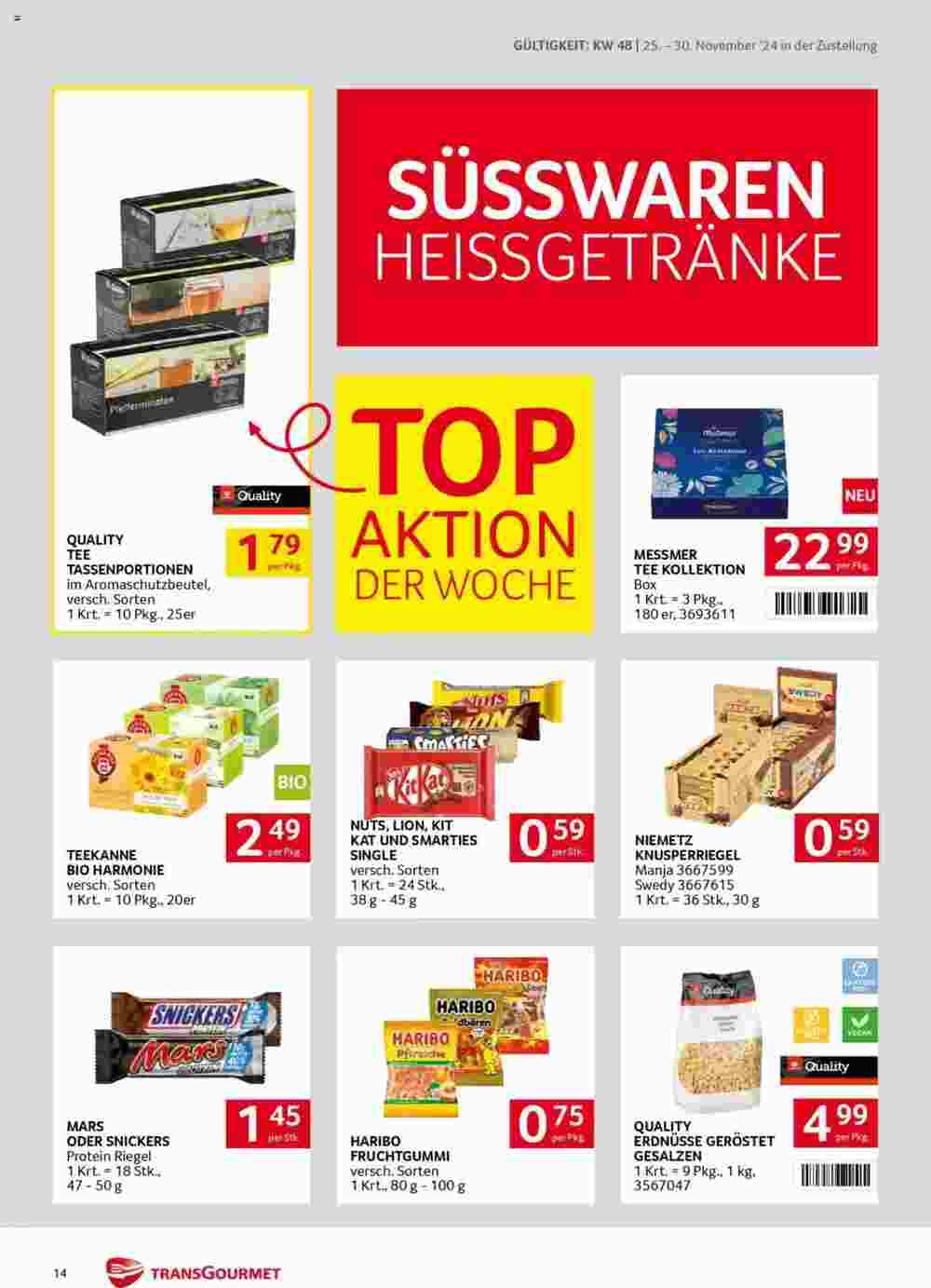 Transgourmet Flugblatt (ab 24.11.2024) - Angebote und Prospekt - Seite 14