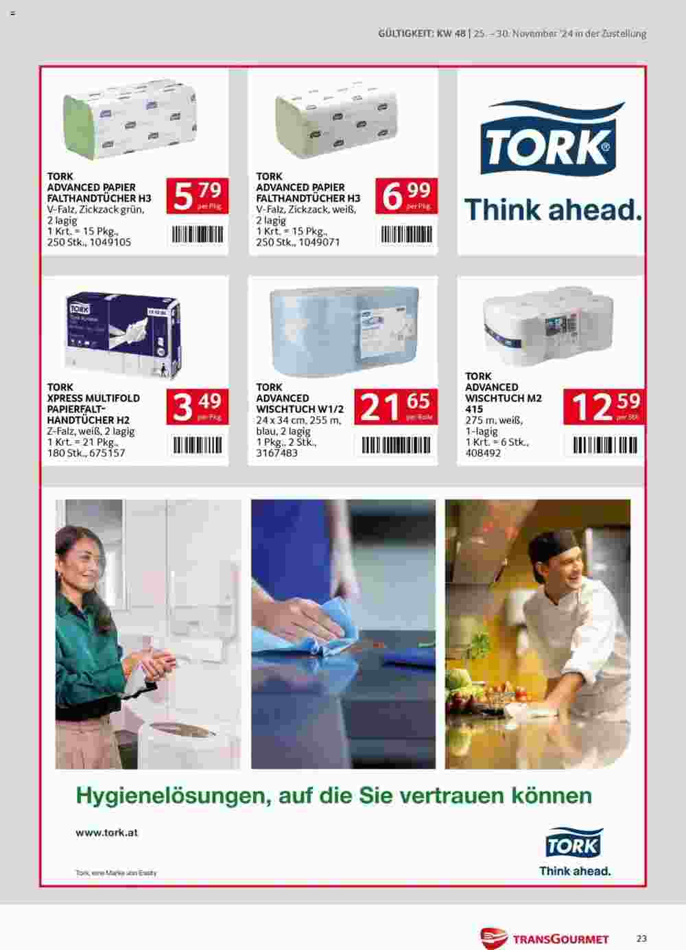 Transgourmet Flugblatt (ab 24.11.2024) - Angebote und Prospekt - Seite 23