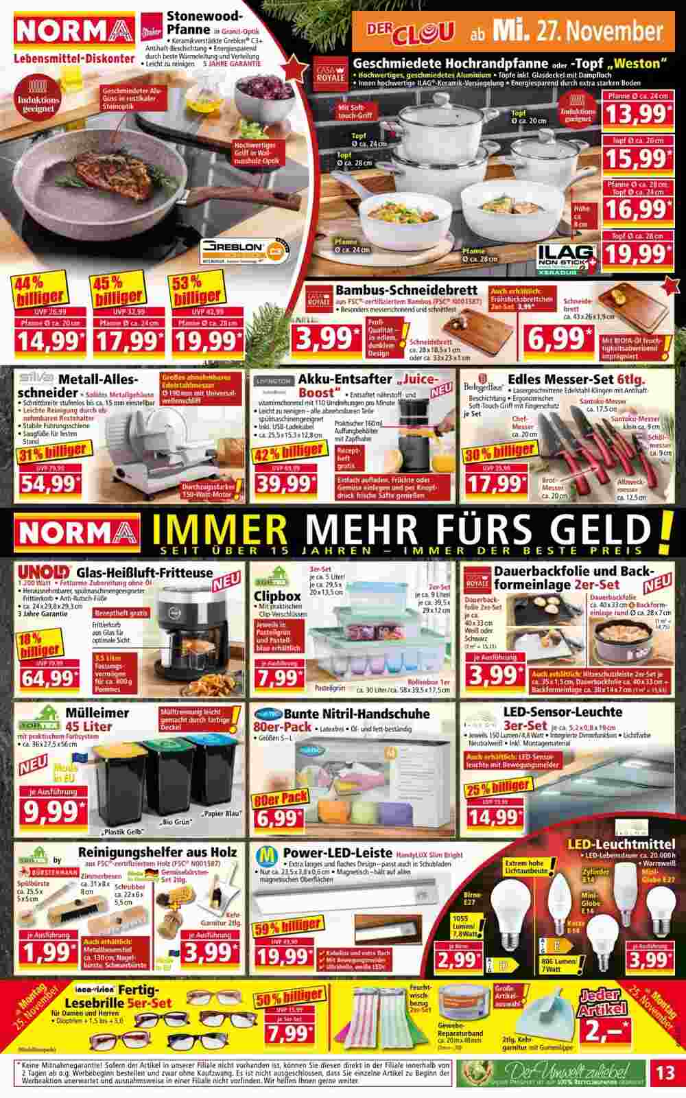 Norma Flugblatt (ab 25.11.2024) - Angebote und Prospekt - Seite 13