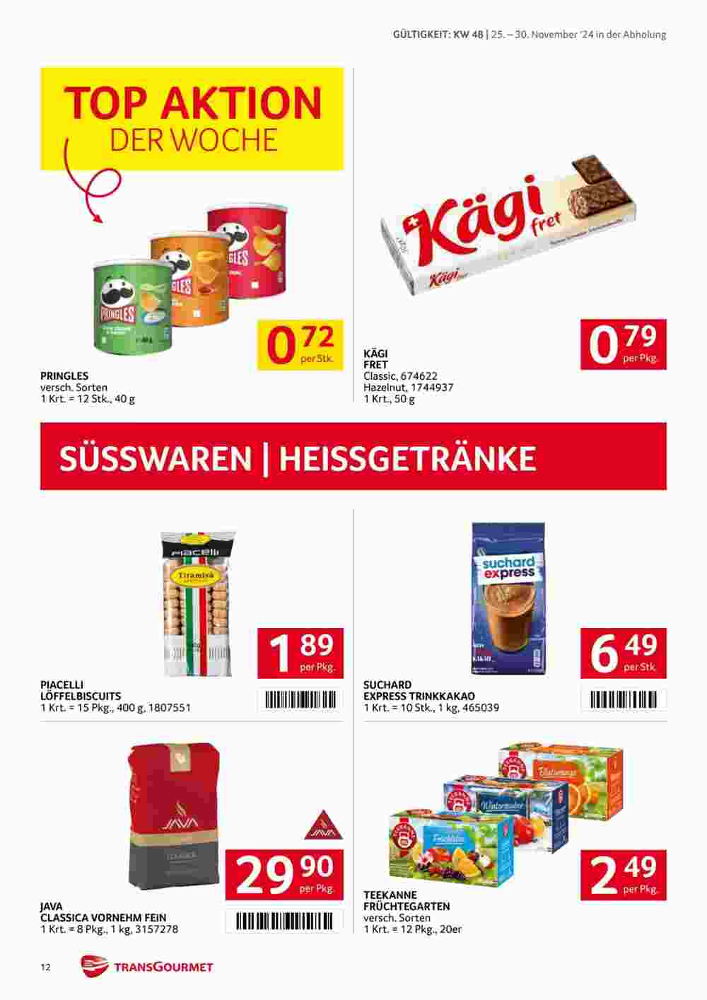 Transgourmet Flugblatt (ab 25.11.2024) - Angebote und Prospekt - Seite 12