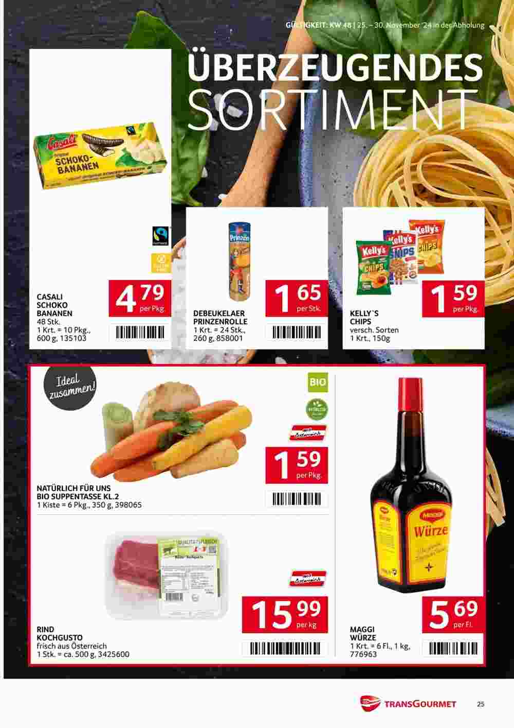 Transgourmet Flugblatt (ab 25.11.2024) - Angebote und Prospekt - Seite 25