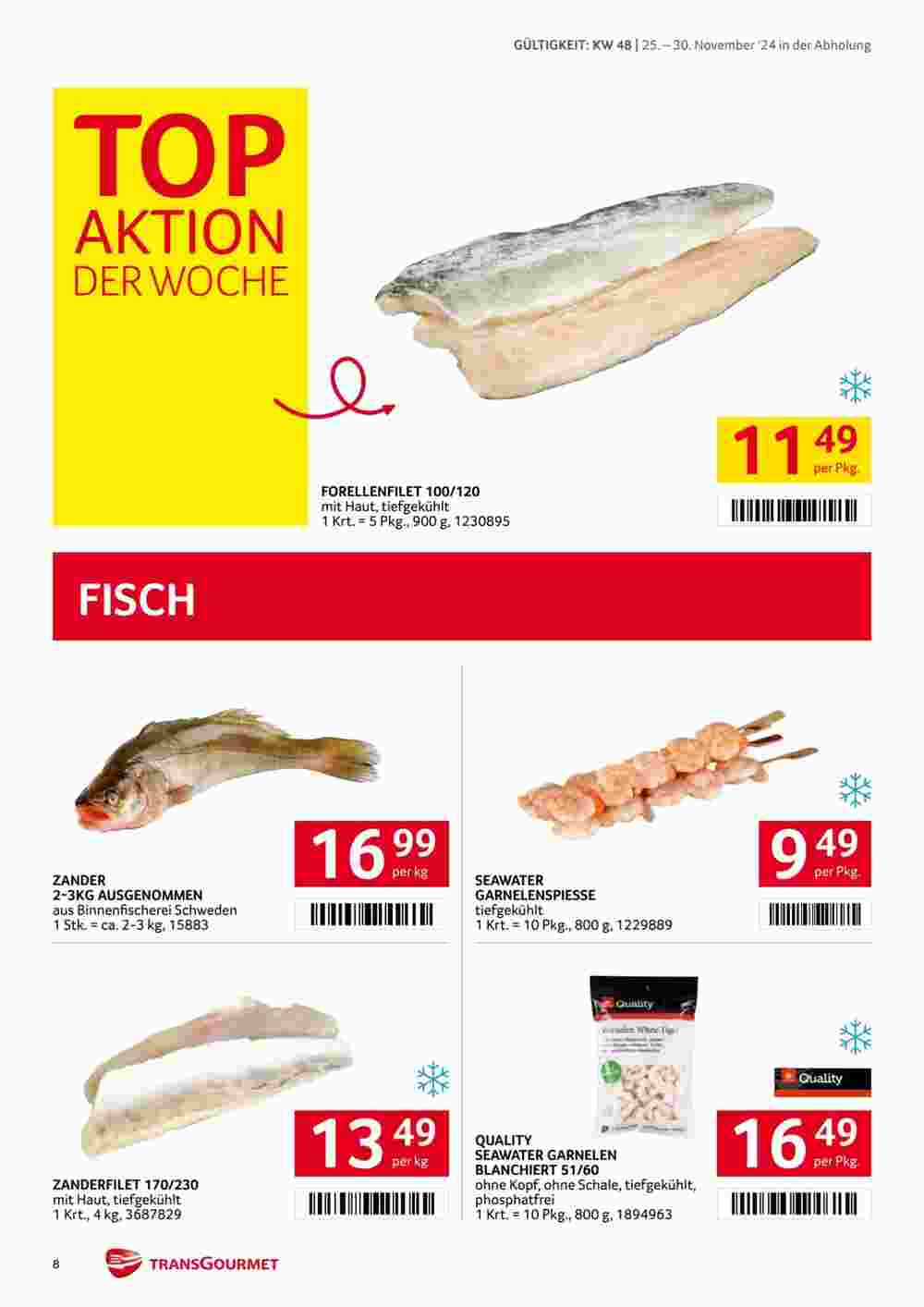 Transgourmet Flugblatt (ab 25.11.2024) - Angebote und Prospekt - Seite 8