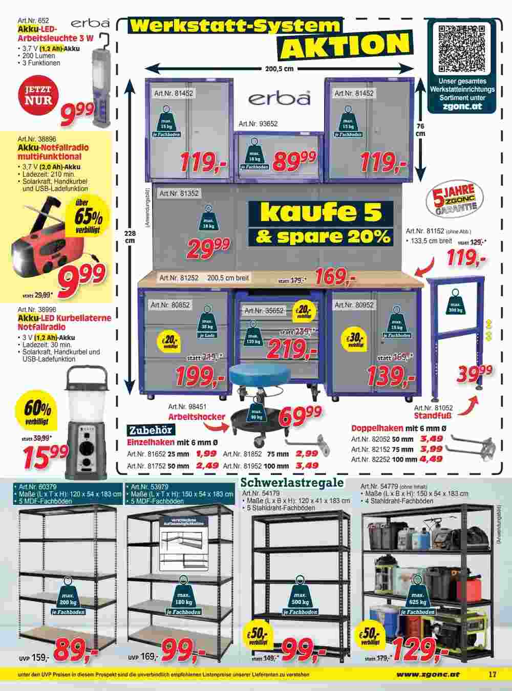 Zgonc Flugblatt (ab 25.11.2024) - Angebote und Prospekt - Seite 17