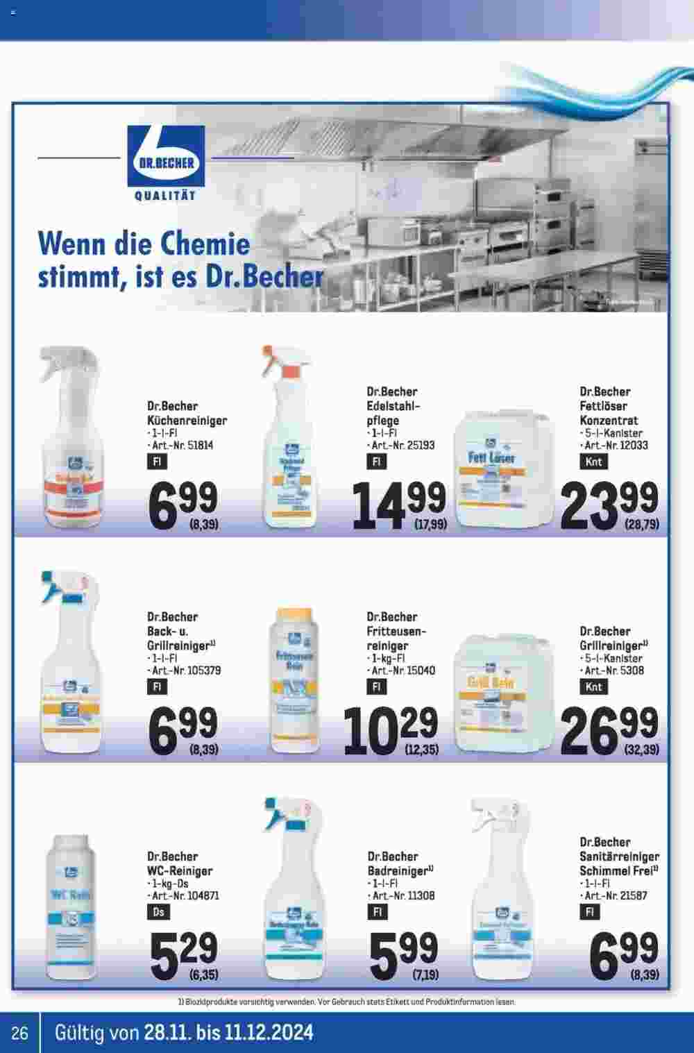 Metro Flugblatt (ab 28.11.2024) - Angebote und Prospekt - Seite 26