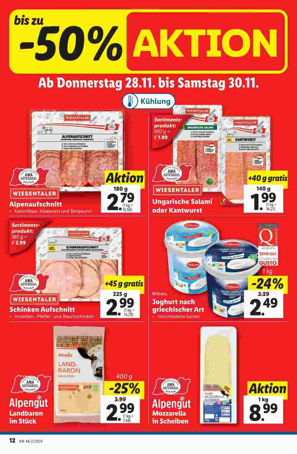 Lidl Flugblatt (ab 28.11.2024) - Angebote und Prospekt - Seite 12