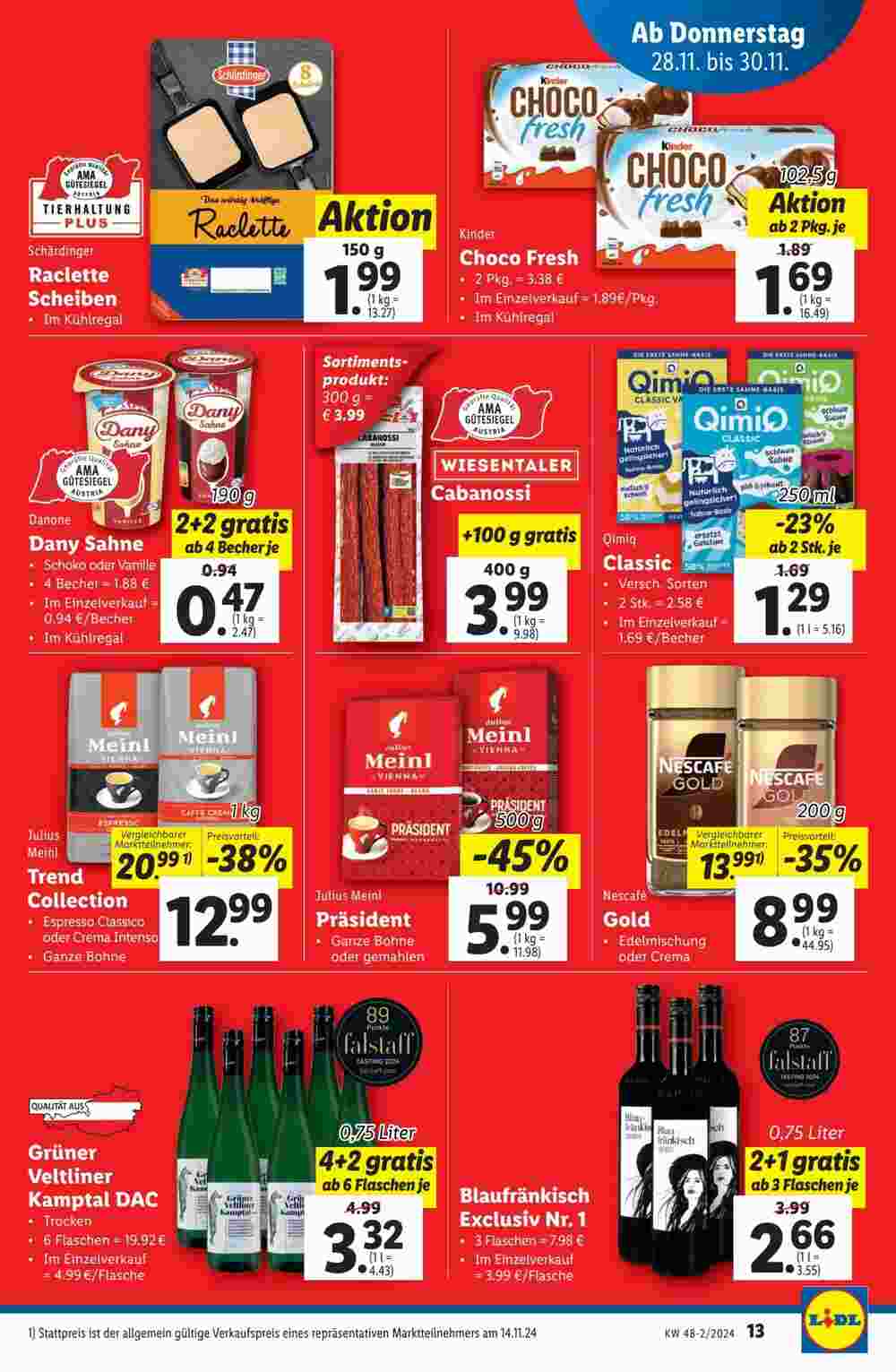 Lidl Flugblatt (ab 28.11.2024) - Angebote und Prospekt - Seite 13