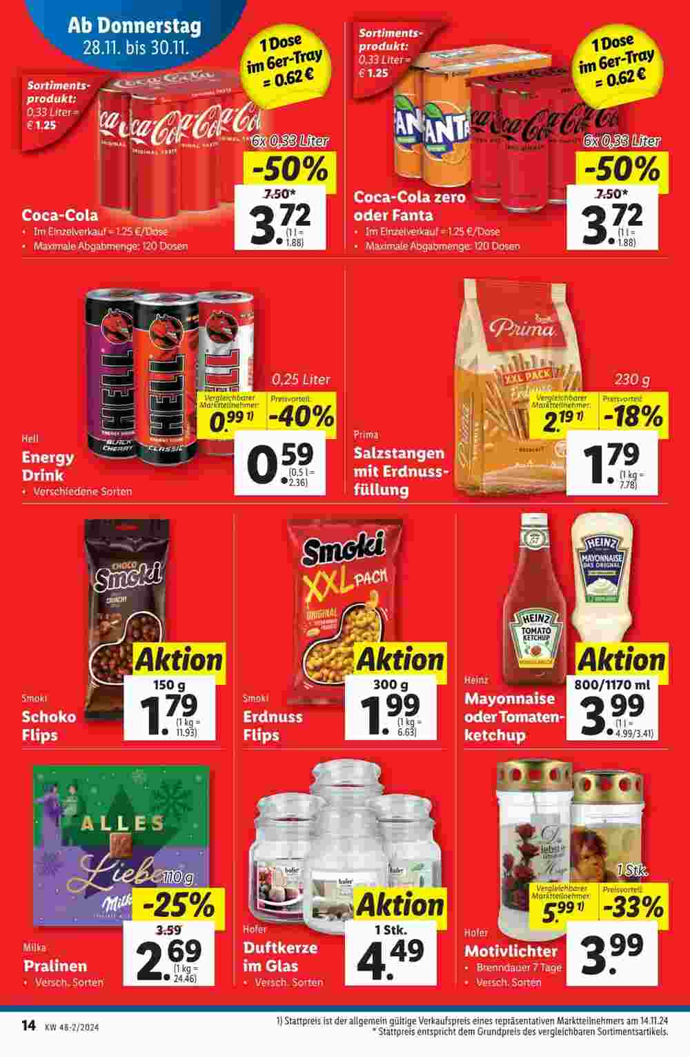 Lidl Flugblatt (ab 28.11.2024) - Angebote und Prospekt - Seite 14