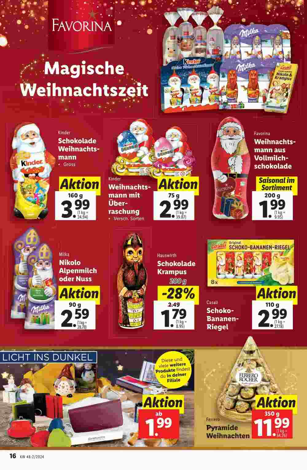 Lidl Flugblatt (ab 28.11.2024) - Angebote und Prospekt - Seite 16