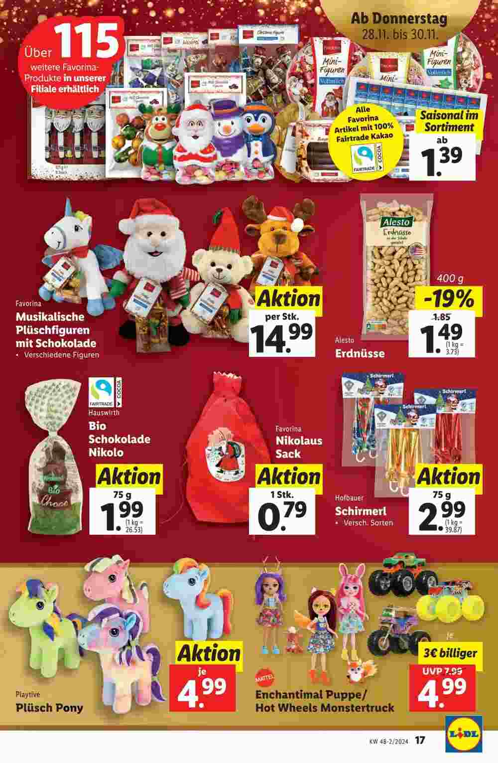 Lidl Flugblatt (ab 28.11.2024) - Angebote und Prospekt - Seite 17