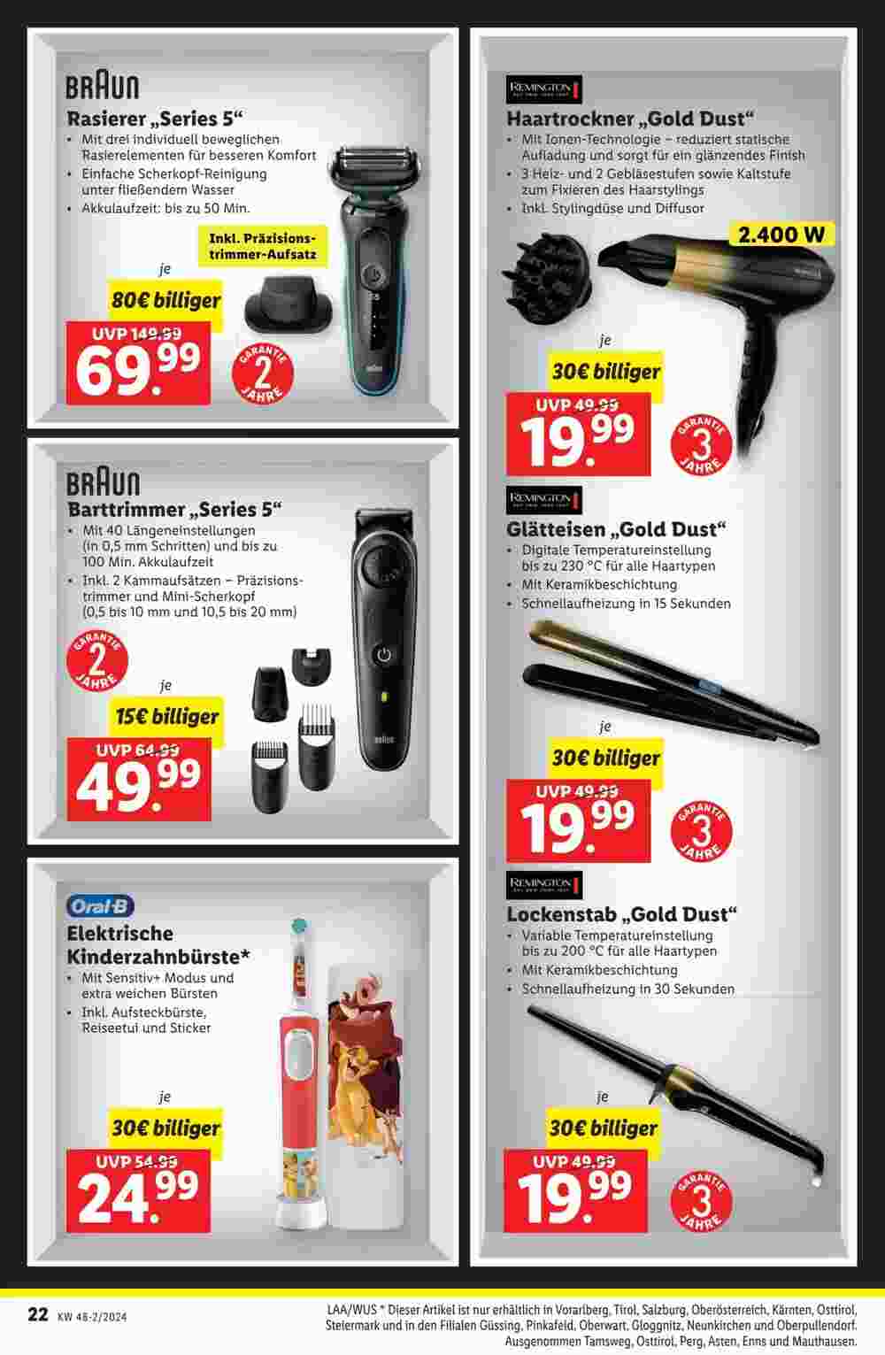 Lidl Flugblatt (ab 28.11.2024) - Angebote und Prospekt - Seite 22