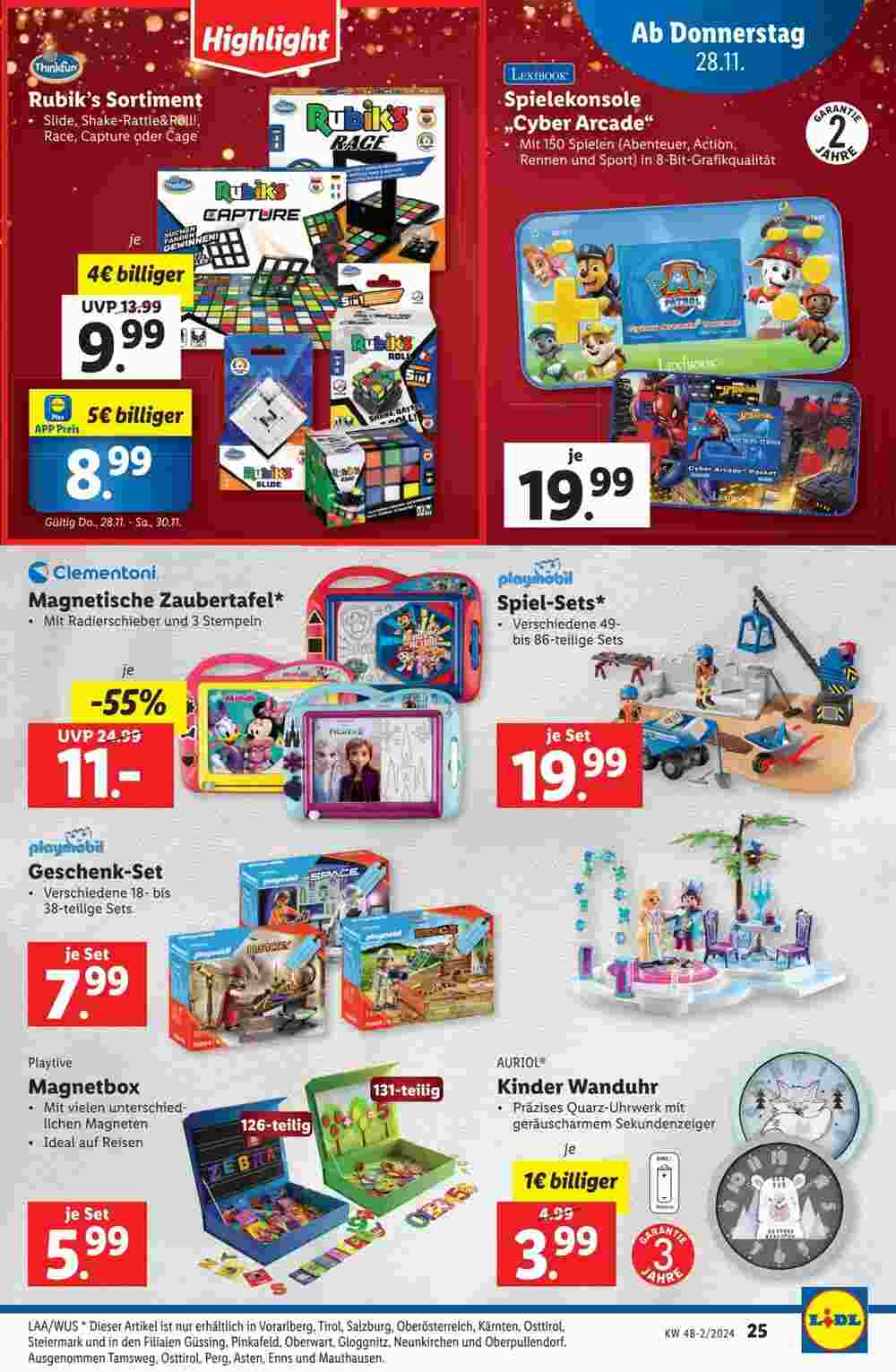 Lidl Flugblatt (ab 28.11.2024) - Angebote und Prospekt - Seite 25