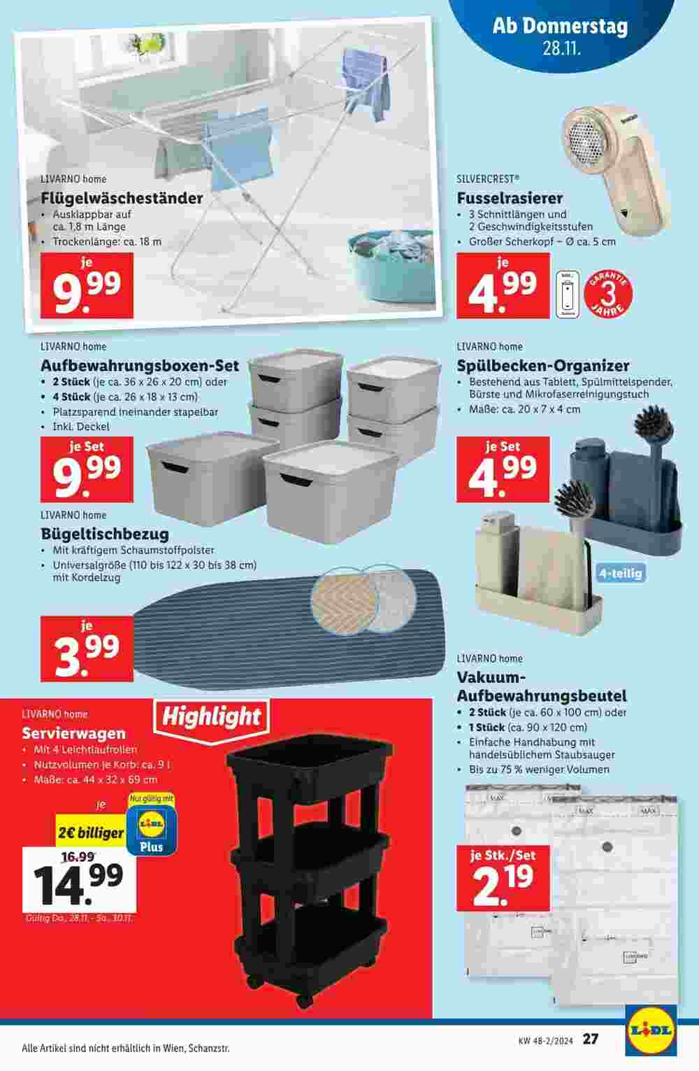 Lidl Flugblatt (ab 28.11.2024) - Angebote und Prospekt - Seite 27