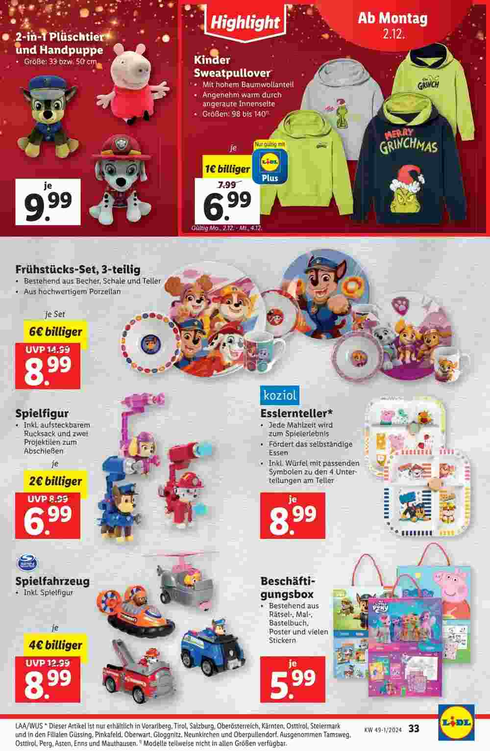 Lidl Flugblatt (ab 28.11.2024) - Angebote und Prospekt - Seite 35