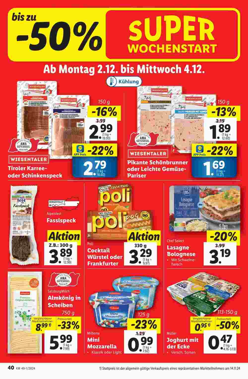 Lidl Flugblatt (ab 28.11.2024) - Angebote und Prospekt - Seite 42