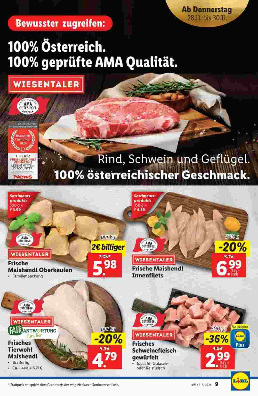 Lidl Flugblatt (ab 28.11.2024) - Angebote und Prospekt - Seite 9