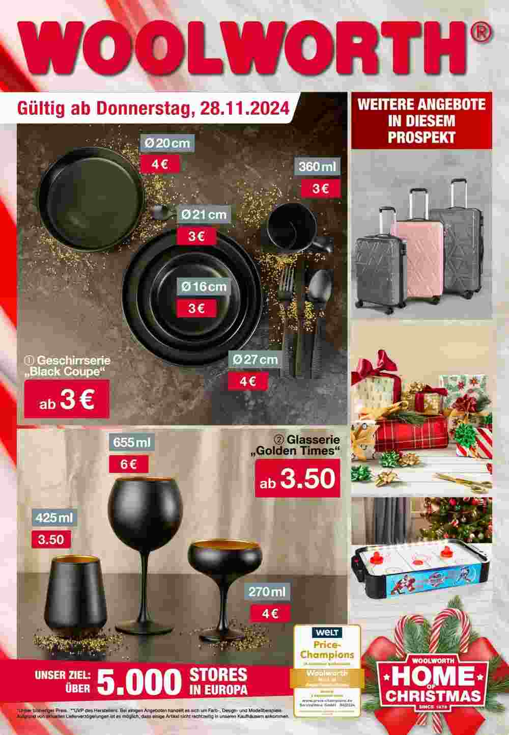 Woolworth Flugblatt (ab 28.11.2024) - Angebote und Prospekt - Seite 1