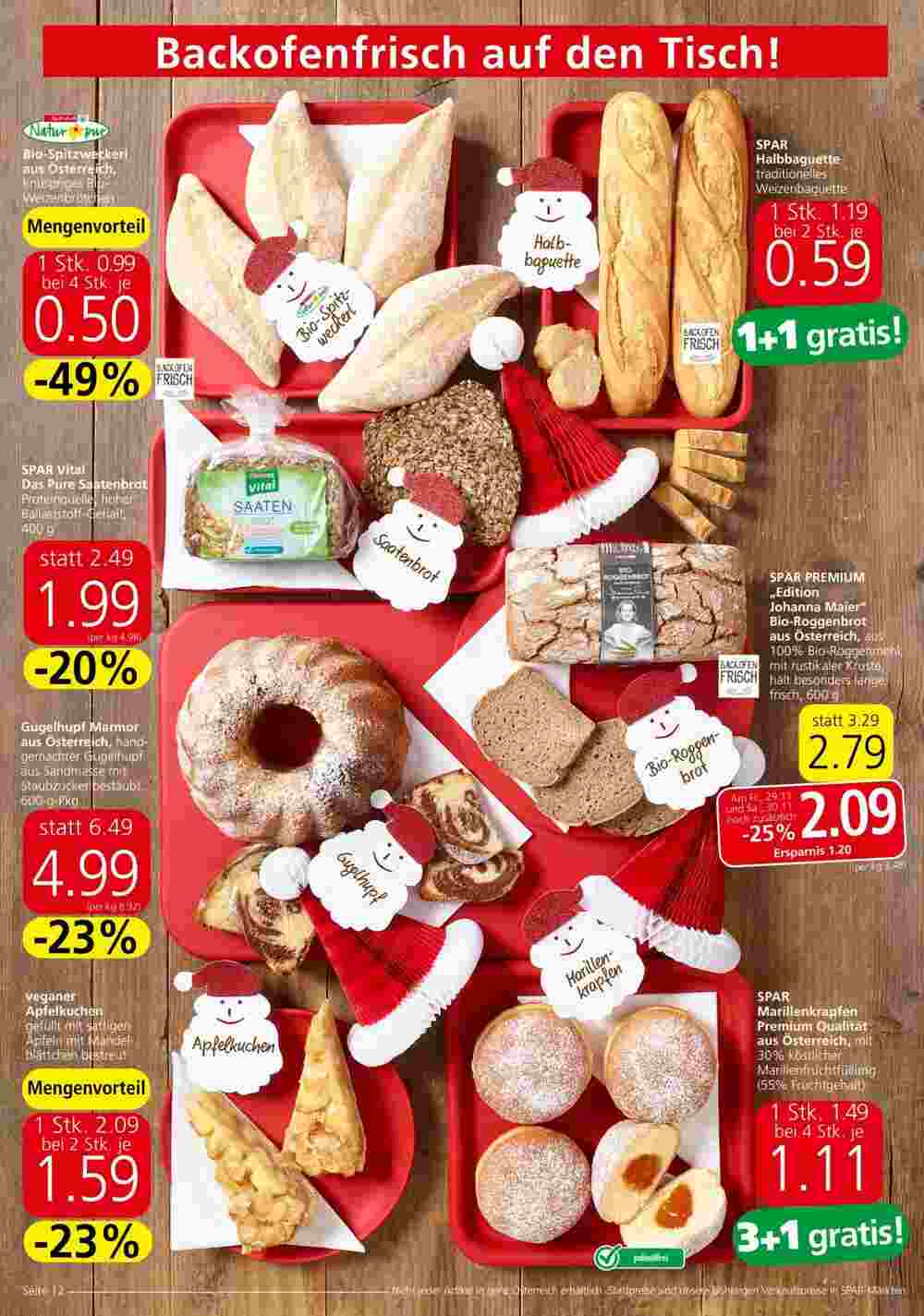 Spar Flugblatt (ab 28.11.2024) - Angebote und Prospekt - Seite 12