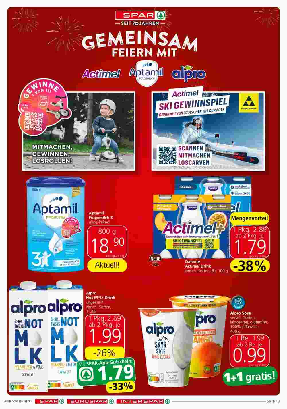 Spar Flugblatt (ab 28.11.2024) - Angebote und Prospekt - Seite 13