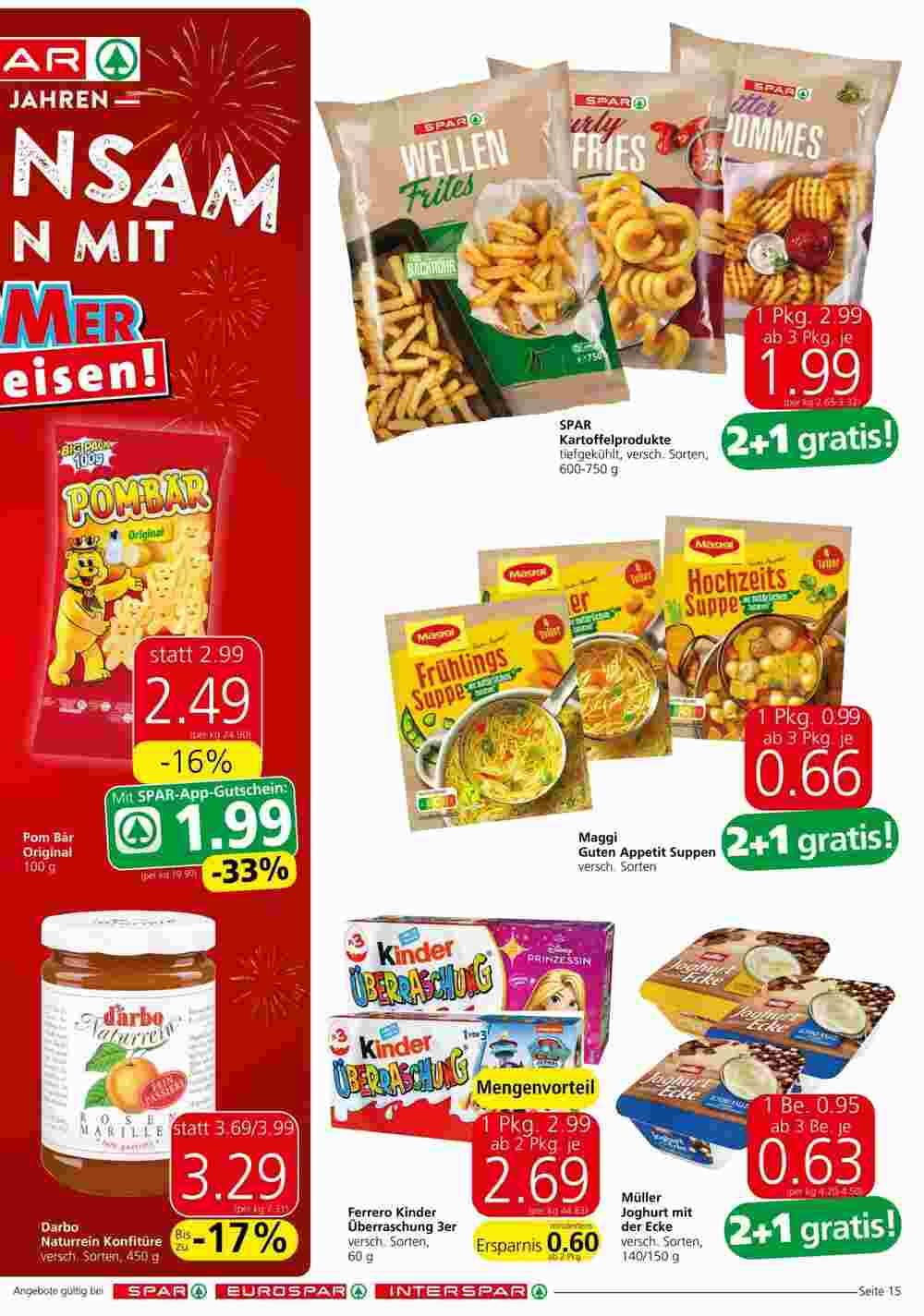 Spar Flugblatt (ab 28.11.2024) - Angebote und Prospekt - Seite 15