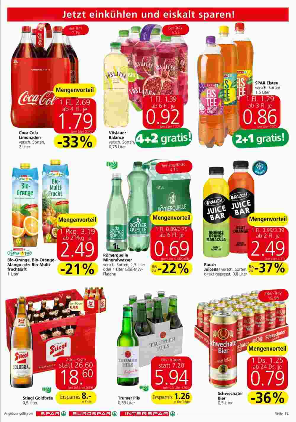 Spar Flugblatt (ab 28.11.2024) - Angebote und Prospekt - Seite 17