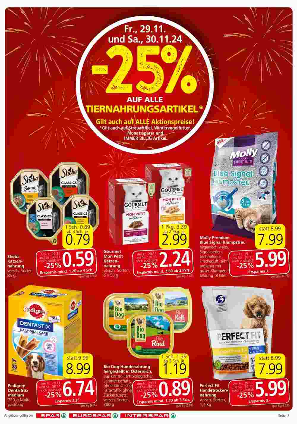 Spar Flugblatt (ab 28.11.2024) - Angebote und Prospekt - Seite 3