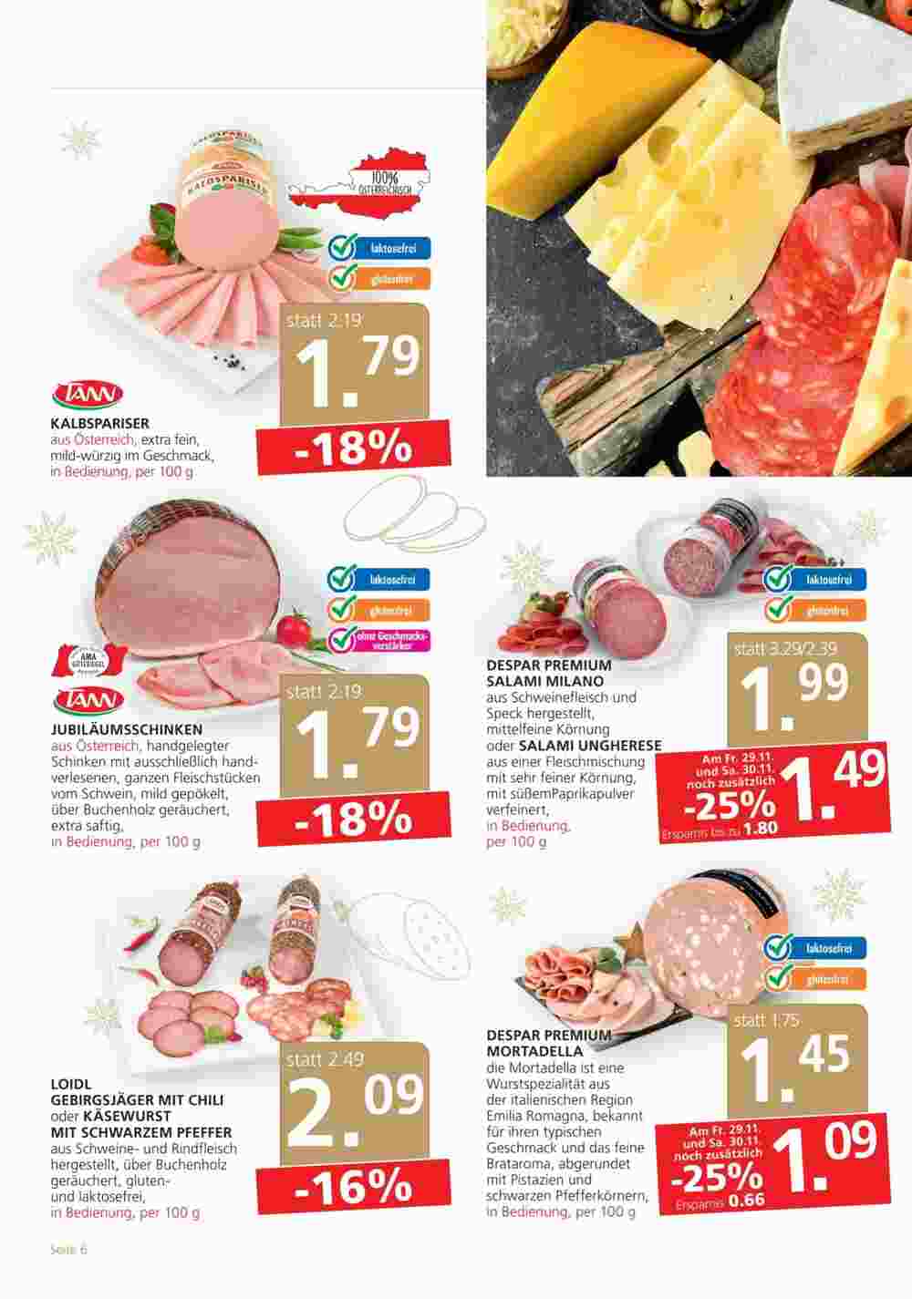 SPAR Gourmet Flugblatt (ab 28.11.2024) - Angebote und Prospekt - Seite 6