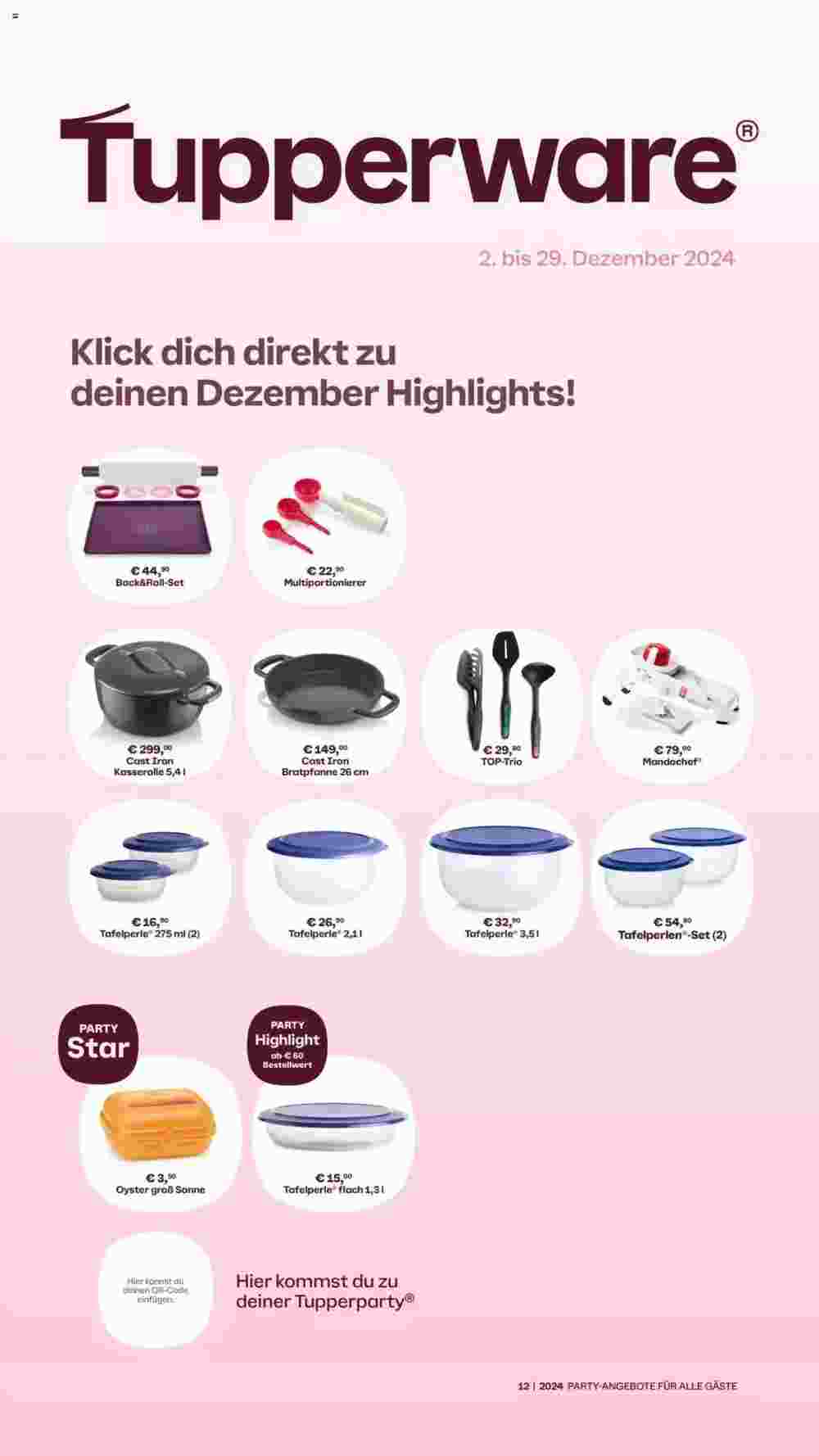 Tupperware Flugblatt (ab 02.12.2024) - Angebote und Prospekt - Seite 2