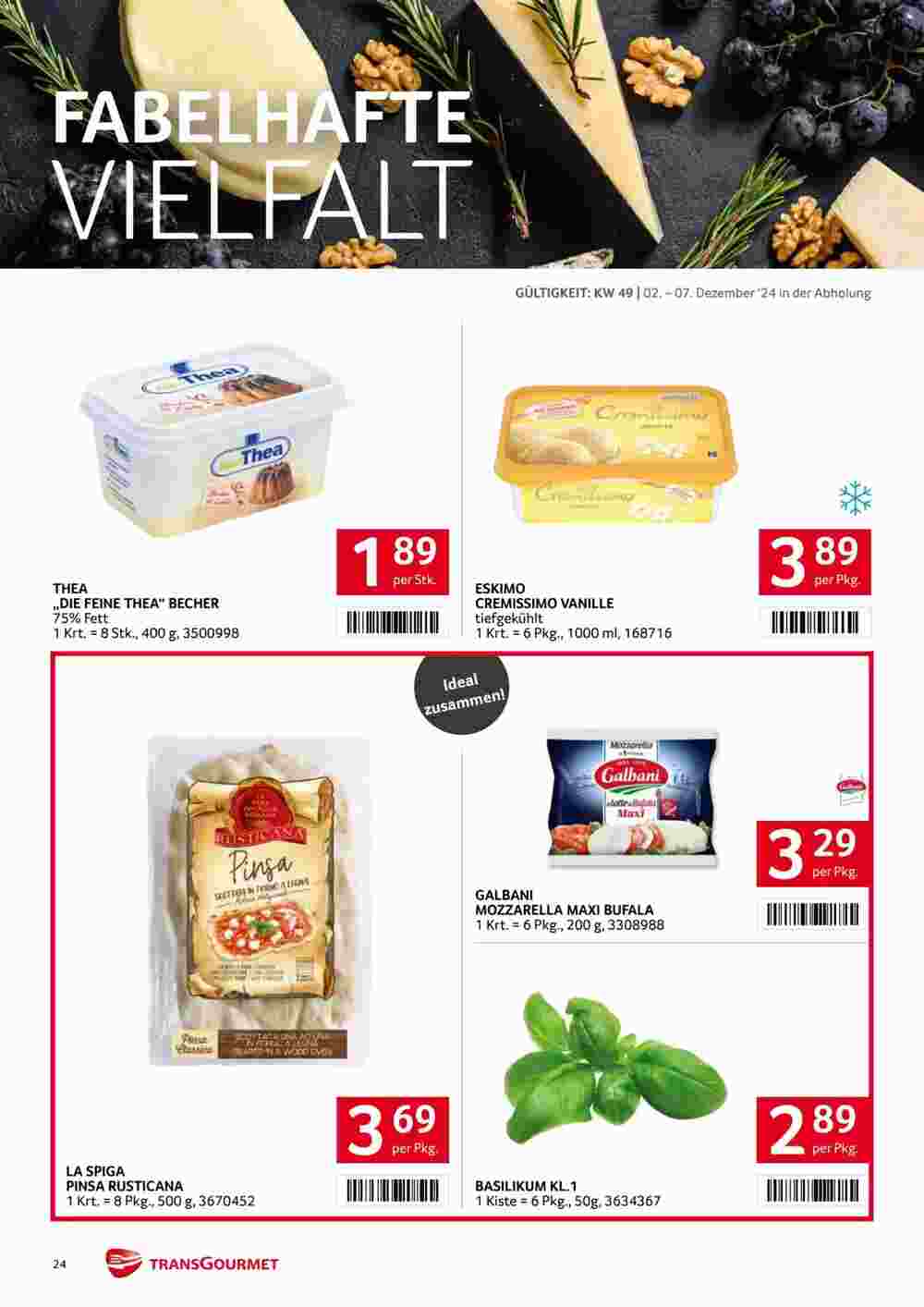 Transgourmet Flugblatt (ab 02.12.2024) - Angebote und Prospekt - Seite 24