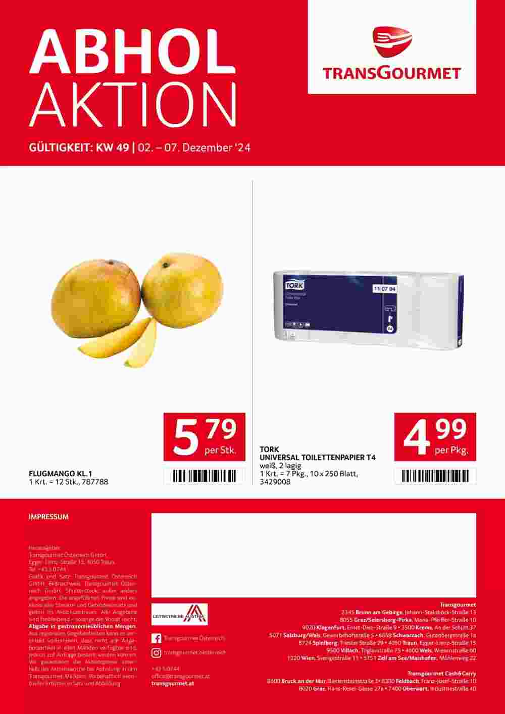 Transgourmet Flugblatt (ab 02.12.2024) - Angebote und Prospekt - Seite 28