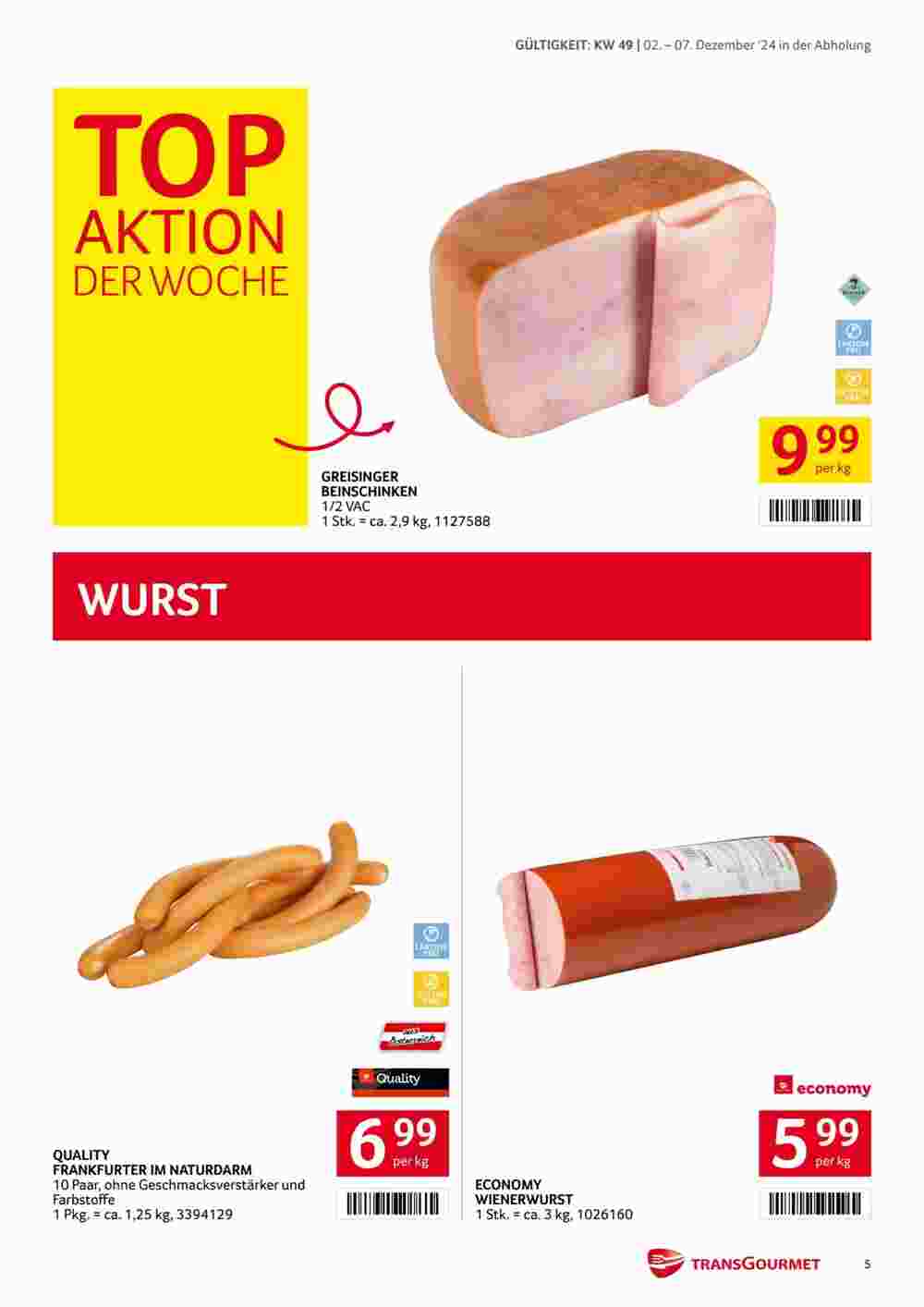 Transgourmet Flugblatt (ab 02.12.2024) - Angebote und Prospekt - Seite 5