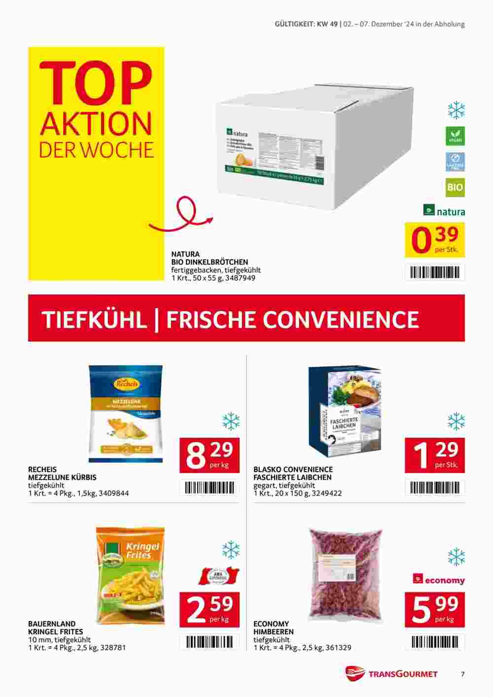 Transgourmet Flugblatt (ab 02.12.2024) - Angebote und Prospekt - Seite 7