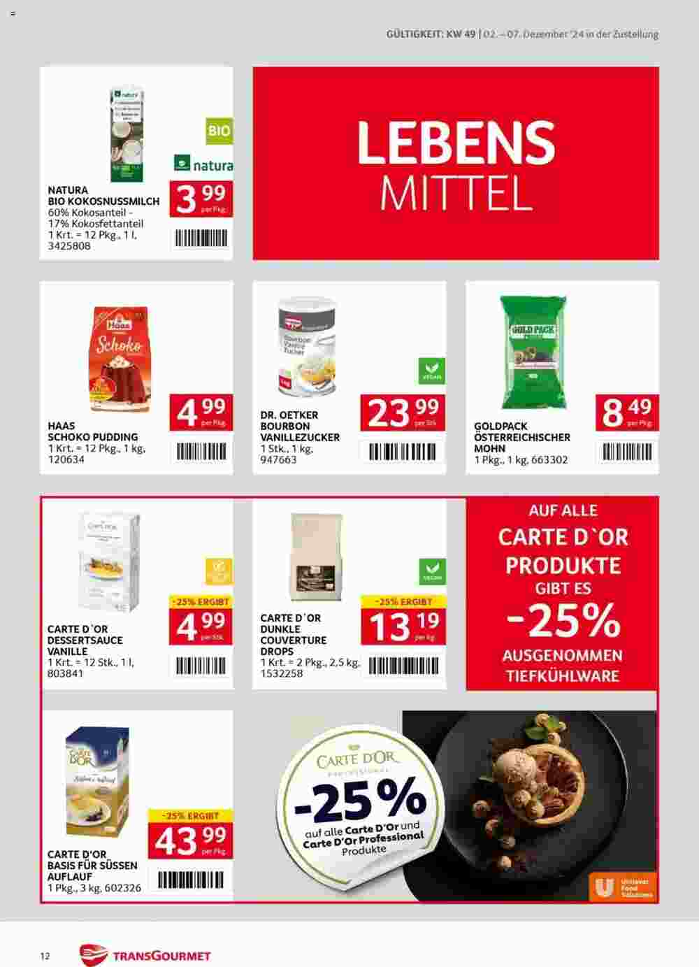 Transgourmet Flugblatt (ab 02.12.2024) - Angebote und Prospekt - Seite 12