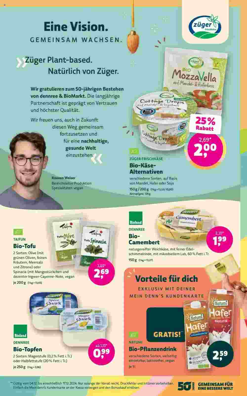 Denn's Biomarkt Flugblatt (ab 04.12.2024) - Angebote und Prospekt - Seite 5